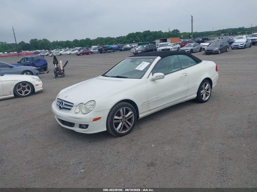 2008 Mercedes-benz Clk-class VIN WDBTK56FX8F256234 IAAI salvage auction — REPOSSESSION, Clear (Maryland), sold $225 on 2026-07-30 (photo 2)