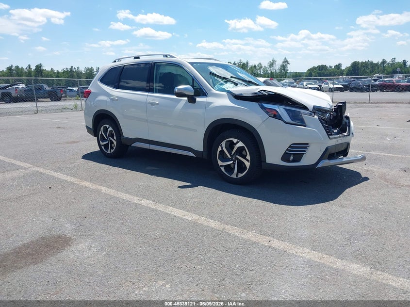 2022 Subaru Forester VIN JF2SKARC9NH447300 IAAI salvage auction — LEFT FRONT, Mv-907A (New York), sold $5,300 on 2026-07-30 (photo 1)