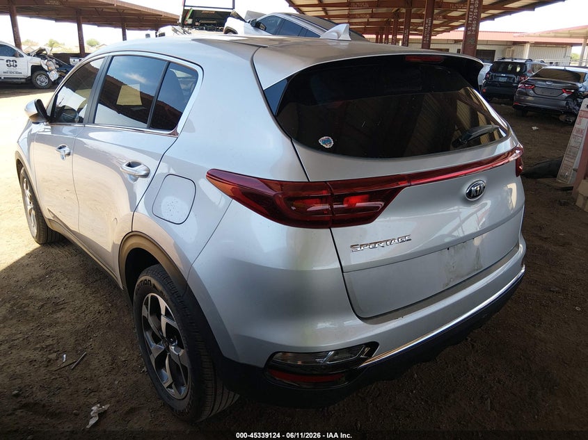 2021 Kia Sportage VIN KNDPM3AC3M7891847 IAAI salvage auction — SIDE, Salvage Title, sold $3,300 on 2026-07-21 (photo 3)