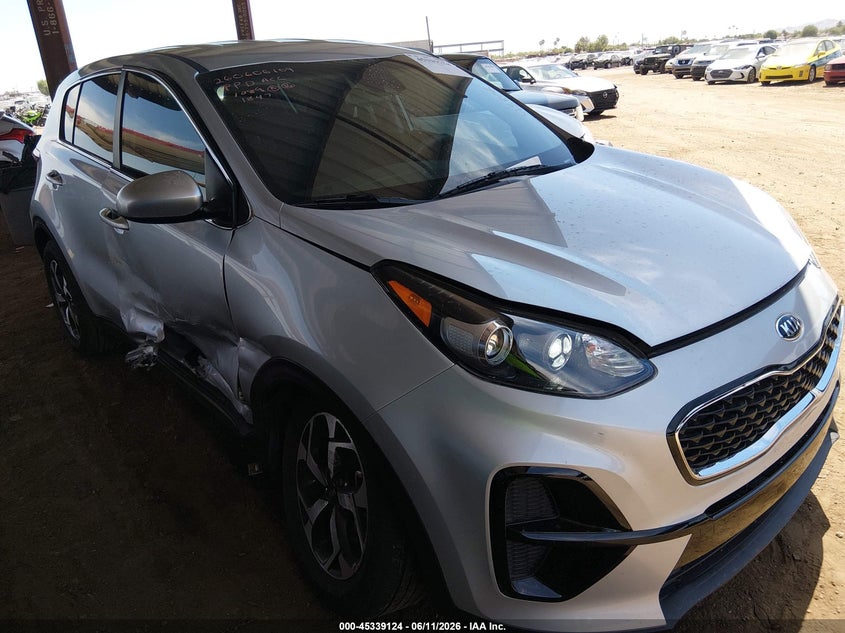 2021 Kia Sportage VIN KNDPM3AC3M7891847 IAAI salvage auction — SIDE, Salvage Title, sold $3,300 on 2026-07-21 (photo 6)