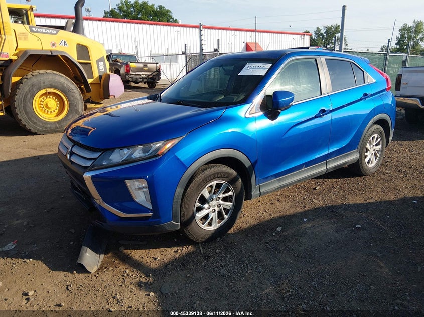 2018 Mitsubishi Eclipse cross VIN JA4AS3AA7JZ041868 IAAI salvage auction — FRONT END, Salvage (Ohio), sold $1,100 on 2026-07-22 (photo 2)