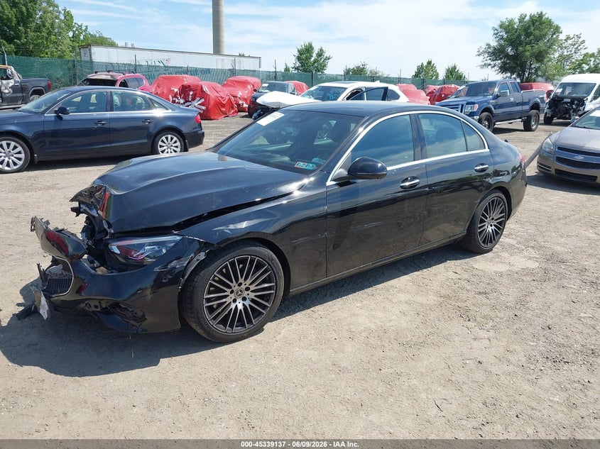2022 Mercedes-benz C-klasse VIN W1KAF4HB3NR041568 IAAI salvage auction — FRONT END, Salvage Title, sold $11,800 on 2026-07-24 (photo 2)
