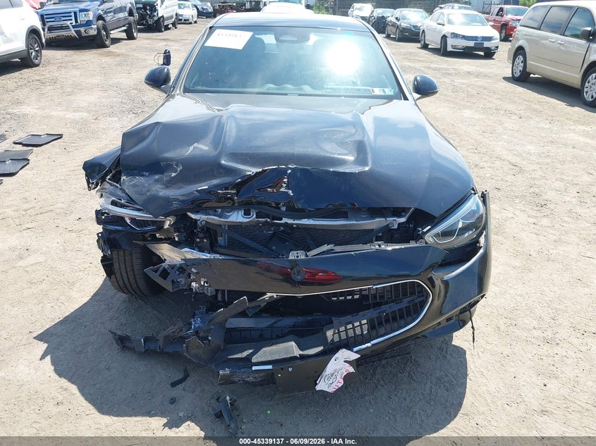 2022 Mercedes-benz C-klasse VIN W1KAF4HB3NR041568 IAAI salvage auction — FRONT END, Salvage Title, sold $11,800 on 2026-07-24 (photo 6)