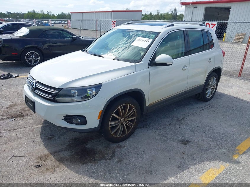 2015 Volkswagen Tiguan VIN WVGBV7AX6FW101849 IAAI salvage auction — NORMAL WEAR, Salvage Title, sold $550 on 2026-07-20 (photo 2)