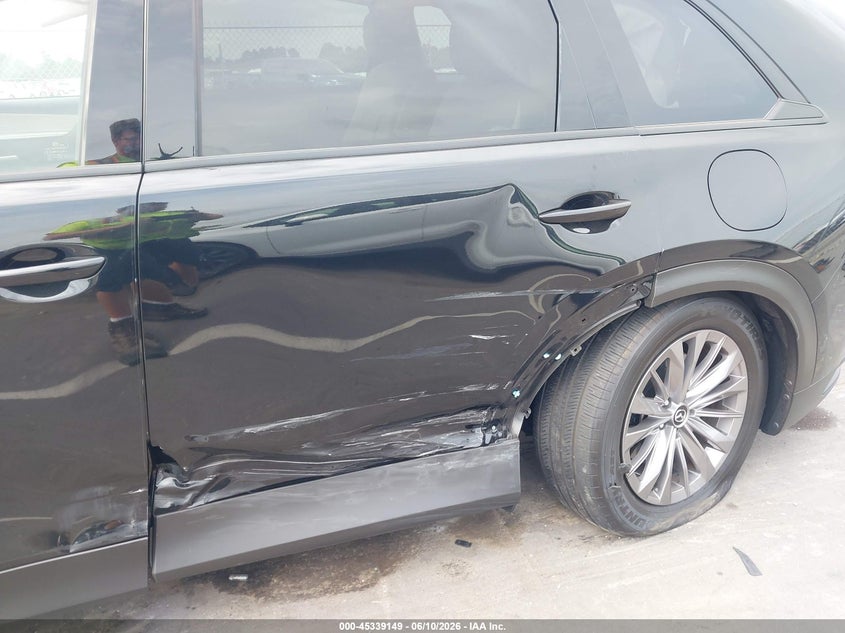 2025 Mazda Cx-90 VIN JM3KKBHA0S1229679 IAAI salvage auction — SIDE, Salvage (North Carolina), sold $16,200 on 2026-07-26 (photo 6)
