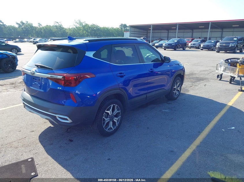 2021 Kia Seltos VIN KNDERCAA6M7209664 IAAI salvage auction — FRONT END, Salvage Title, sold $4,475 on 2026-08-01 (photo 4)