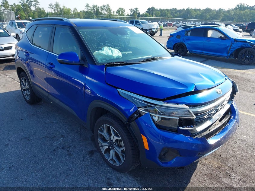 2021 Kia Seltos VIN KNDERCAA6M7209664 IAAI salvage auction — FRONT END, Salvage Title, sold $4,475 on 2026-08-01 (photo 6)