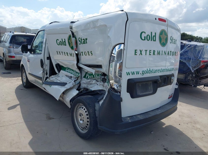 2020 Ram Promaster city VIN ZFBHRFAB0L6P65614 IAAI salvage auction — LEFT & RIGHT, Wait Title, sold $1,350 on 2026-08-14 (photo 3)