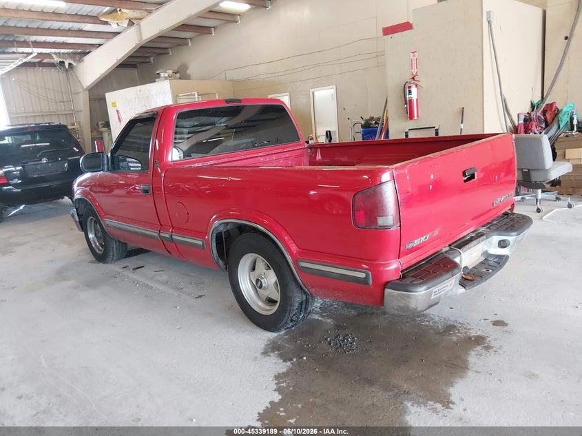 1999 Chevrolet S-10 pickup VIN 1GCCS14X9XK241185 IAAI salvage auction — FRONT END, Clear (Tennessee), sold $225 on 2026-07-06 (photo 3)