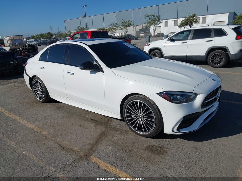 2023 Mercedes-benz C-klasse VIN W1KAF4GB7PR130838 IAAI salvage auction — REAR END, Salvage Title, sold $21,100 on 2026-07-17 (photo 1)
