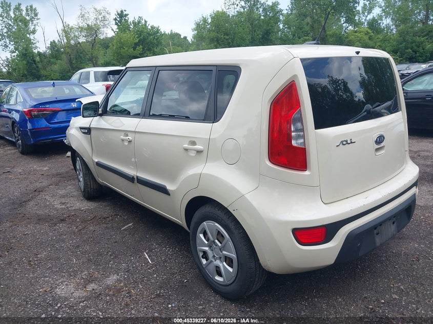 2012 Kia Soul VIN KNDJT2A52C7390550 IAAI salvage auction — FRONT END, Salvage (Ohio), sold $425 on 2026-07-07 (photo 3)