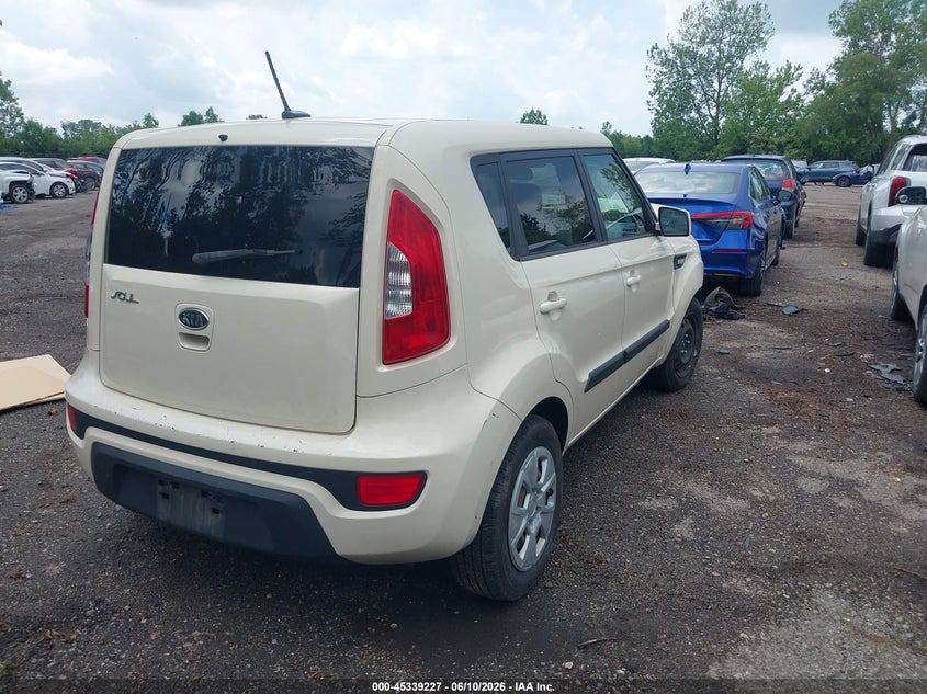 2012 Kia Soul VIN KNDJT2A52C7390550 IAAI salvage auction — FRONT END, Salvage (Ohio), sold $425 on 2026-07-07 (photo 4)