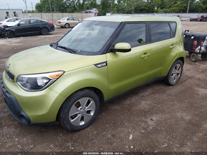 2016 Kia Soul VIN KNDJN2A2XG7830276 IAAI salvage auction — NORMAL WEAR, Original (Ohio), sold $550 on 2026-07-23 (photo 2)
