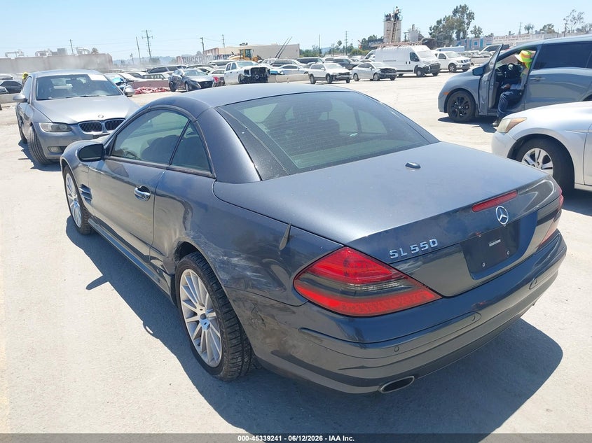 2008 Mercedes-benz Sl-class VIN WDBSK71F78F141010 IAAI salvage auction — REAR END, Salvage (California), sold $6,000 on 2026-07-13 (photo 3)
