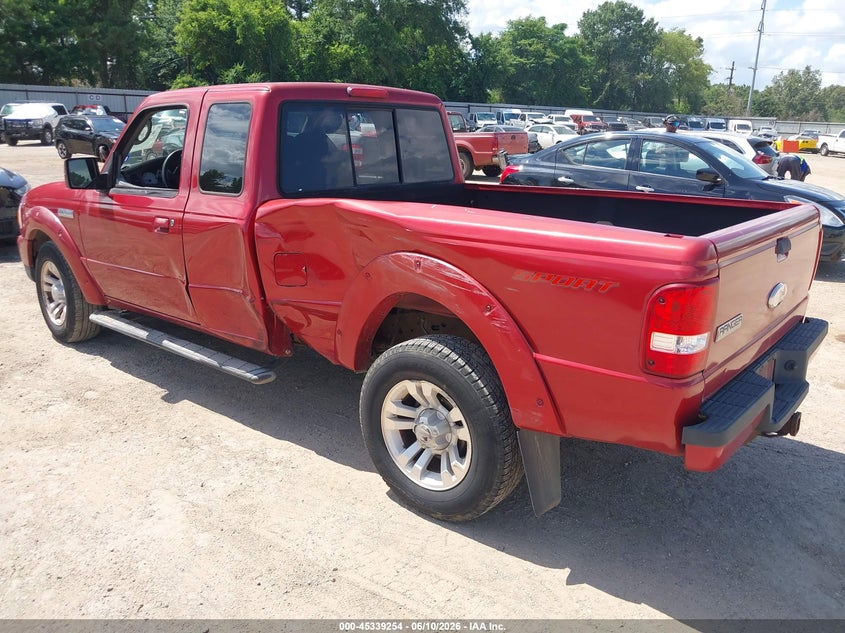 2008 Ford Ranger VIN 1FTYR14U18PA09434 IAAI salvage auction — LEFT SIDE, Salvage (Texas), sold $2,850 on 2026-07-09 (photo 3)