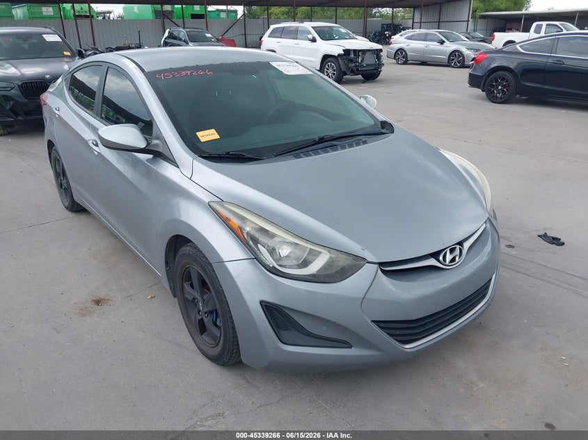 2015 Hyundai Elantra VIN 5NPDH4AE0FH577103 IAAI salvage auction — HAIL, Original (Texas), sold $775 on 2026-07-18 (photo 1)