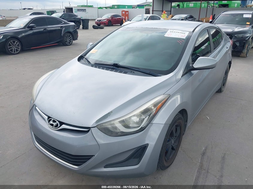 2015 Hyundai Elantra VIN 5NPDH4AE0FH577103 IAAI salvage auction — HAIL, Original (Texas), sold $775 on 2026-07-18 (photo 6)