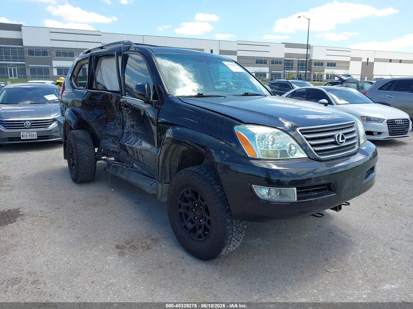 2006 Lexus Gx 470 VIN JTJBT20X460102898 IAAI salvage auction — RIGHT SIDE, Salvage (Texas), sold $2,400 on 2026-07-14 (photo 1)
