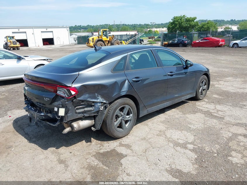 2021 Kia K5 VIN 5XXG14J25MG032689 IAAI salvage auction — REAR END, Salvage (Pennsylvania), sold $3,750 on 2026-07-31 (photo 4)