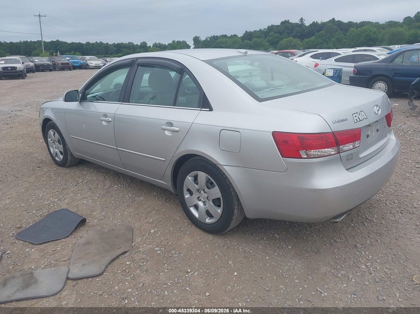 2008 Hyundai Sonata VIN 5NPET46F88H325185 IAAI salvage auction — FRONT END, Salvage (Pennsylvania), sold $275 on 2026-07-22 (photo 3)