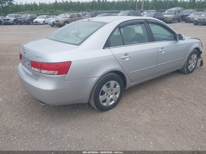 2008 Hyundai Sonata VIN 5NPET46F88H325185 IAAI salvage auction — FRONT END, Salvage (Pennsylvania), sold $275 on 2026-07-22 (photo 4)