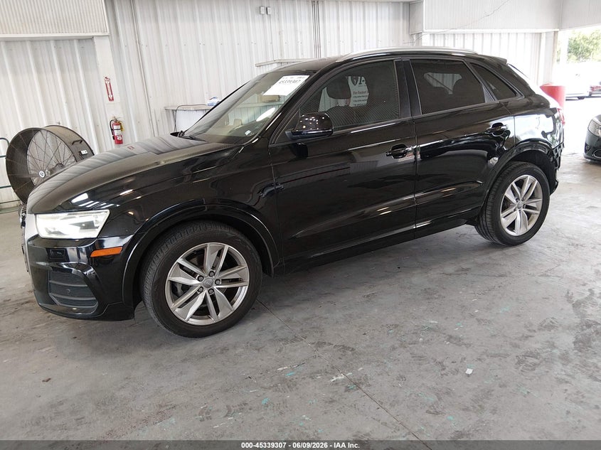 2017 Audi Q3 VIN WA1ECCFS2HR017634 IAAI salvage auction — REAR END, Salvage (Texas), sold $2,200 on 2026-07-23 (photo 2)
