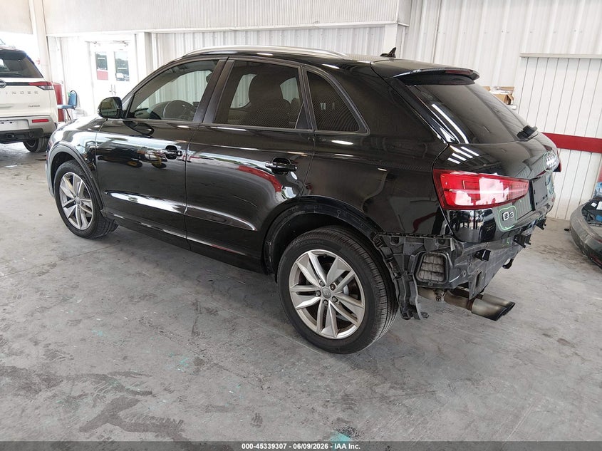 2017 Audi Q3 VIN WA1ECCFS2HR017634 IAAI salvage auction — REAR END, Salvage (Texas), sold $2,200 on 2026-07-23 (photo 3)