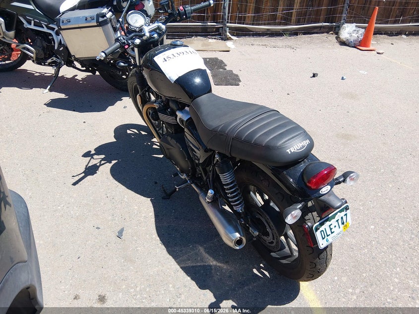 2022 Triumph motorcycle Street VIN SMTD31G7XNTAW7457 IAAI salvage auction — Unknown, Salvage (Colorado), sold $1,200 on 2026-07-09 (photo 3)