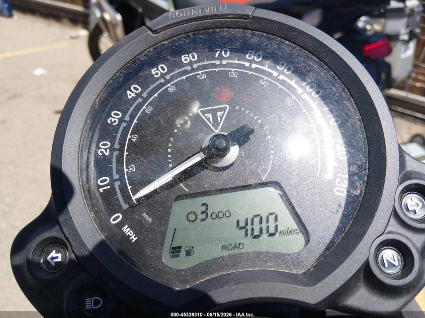 2022 Triumph motorcycle Street VIN SMTD31G7XNTAW7457 IAAI salvage auction — Unknown, Salvage (Colorado), sold $1,200 on 2026-07-09 (photo 7)