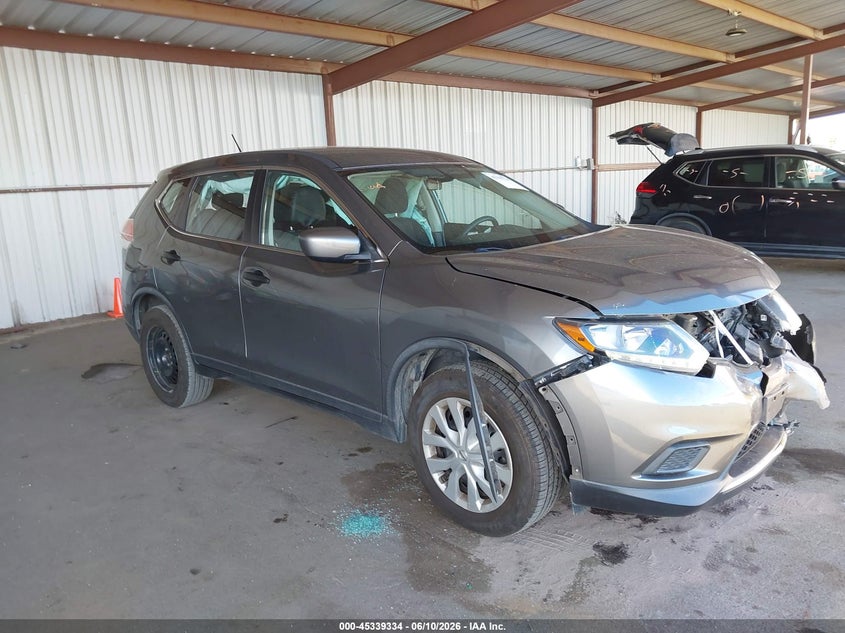 2016 Nissan Rogue VIN JN8AT2MT9GW009237 IAAI salvage auction — FRONT END, Salvage (California), sold $1,400 on 2026-07-30 (photo 1)