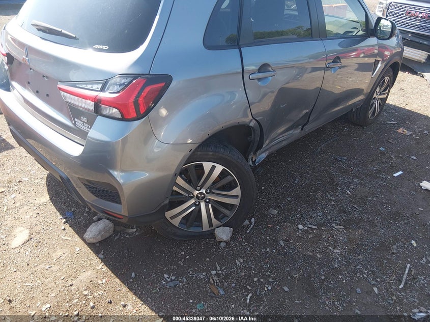 2024 Mitsubishi Outlander VIN JA4ARUAU5RU010378 IAAI salvage auction — REAR END, Salvage (Tennessee), sold $7,200 on 2026-07-11 (photo 6)