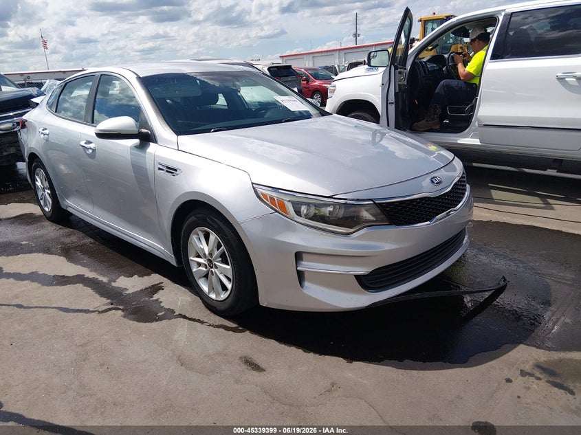 2018 Kia Optima VIN 5XXGT4L38JG186373 IAAI salvage auction — REAR END, Salvage (North Carolina), sold $2,000 on 2026-07-08 (photo 1)