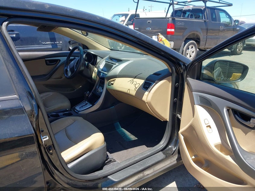 2012 Hyundai Elantra VIN KMHDH4AE8CU209586 IAAI salvage auction — NORMAL WEAR, Clear - Dealer Only (California), sold $375 on 2026-07-09 (photo 5)