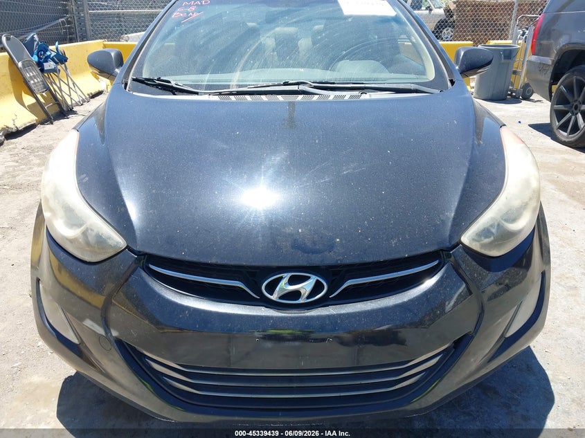 2012 Hyundai Elantra VIN KMHDH4AE8CU209586 IAAI salvage auction — NORMAL WEAR, Clear - Dealer Only (California), sold $375 on 2026-07-09 (photo 6)