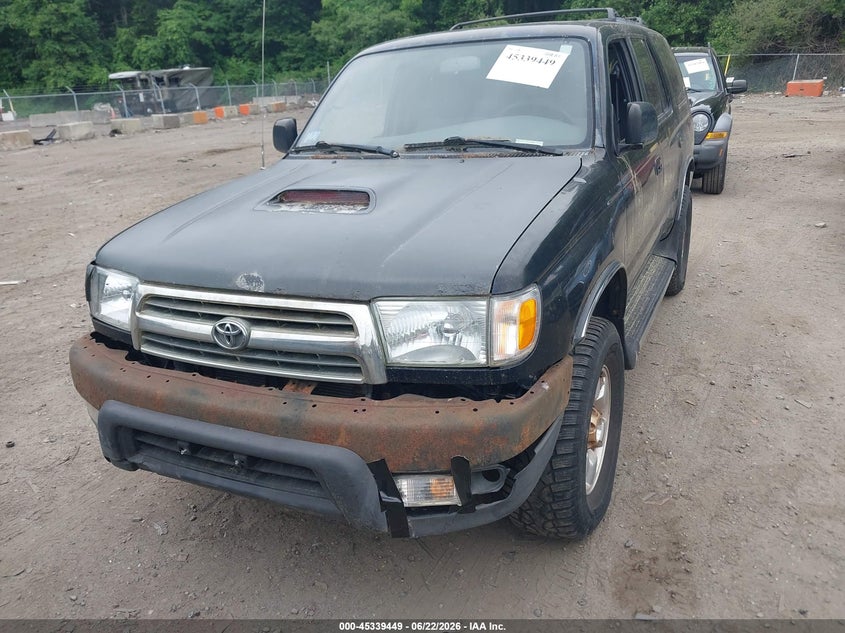 1999 Toyota 4runner VIN JT3HN86R3X0201589 IAAI salvage auction — NORMAL WEAR, Clear (Massachusetts), sold $100 on 2026-07-21 (photo 2)