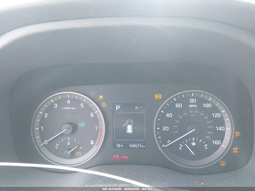 2016 Hyundai Tucson VIN KM8J3CA45GU088282 IAAI salvage auction — NORMAL WEAR, Salvage Title, sold $2,500 on 2026-07-07 (photo 7)