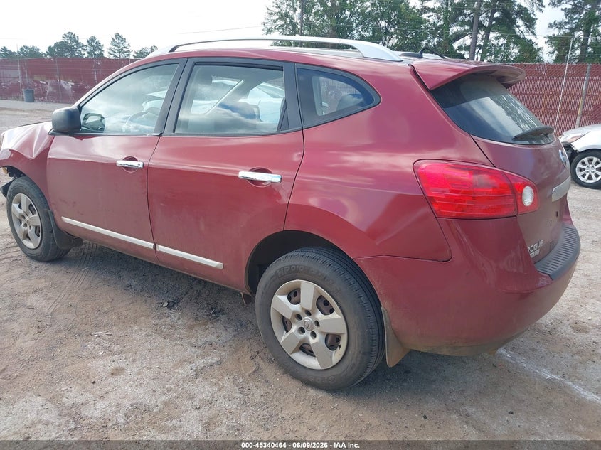 2014 Nissan Rogue VIN JN8AS5MV9EW719242 IAAI salvage auction — FRONT END, Salvage Title, sold $250 on 2026-07-09 (photo 3)