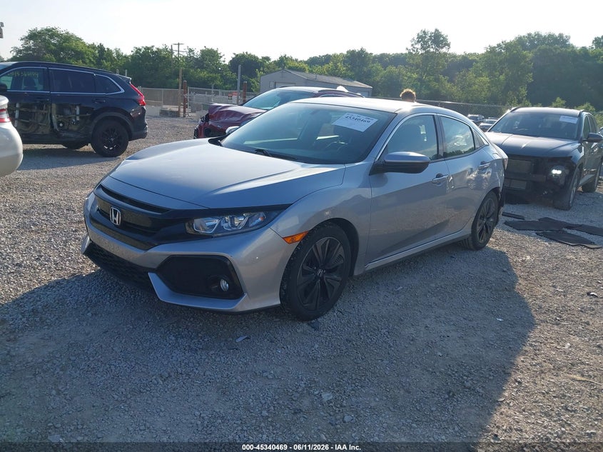 2018 Honda Civic VIN SHHFK7H78JU217604 IAAI salvage auction — RIGHT FRONT, Salvage (Ohio), sold $6,100 on 2026-07-22 (photo 2)