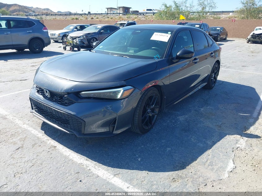 2025 Honda Civic VIN 2HGFE2F59SH530834 IAAI salvage auction — FRONT END, Salvage Title, sold $8,400 on 2026-07-23 (photo 2)