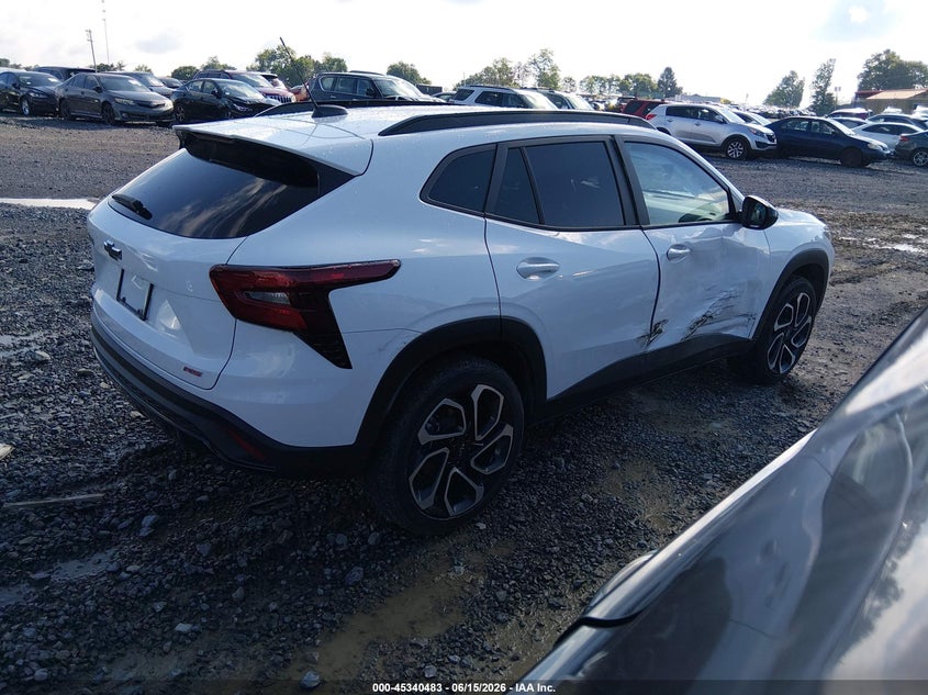 2025 Chevrolet Trax VIN KL77LJEPXSC157213 IAAI salvage auction — SIDE, Salvage (West Virginia), sold $7,600 on 2026-07-26 (photo 4)