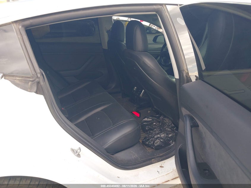 2019 Tesla Model 3 VIN 5YJ3E1EA4KF299955 IAAI salvage auction — LEFT REAR, Salvage (Texas), sold $5,025 on 2026-07-08 (photo 8)