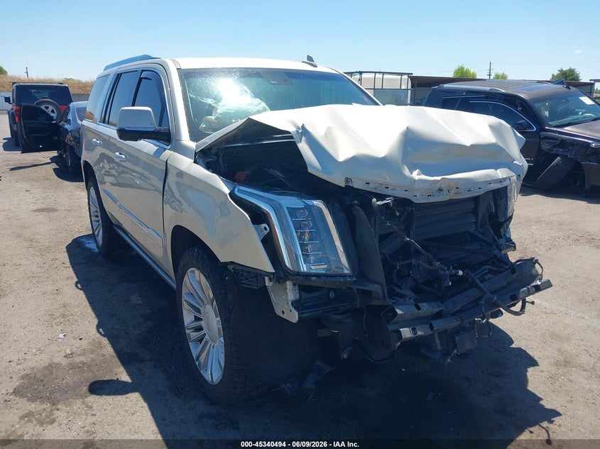 2016 Cadillac Escalade VIN 1GYS4DKJXGR168495 IAAI salvage auction — FRONT END, Salvage (California), sold $5,750 on 2026-07-15 (photo 1)