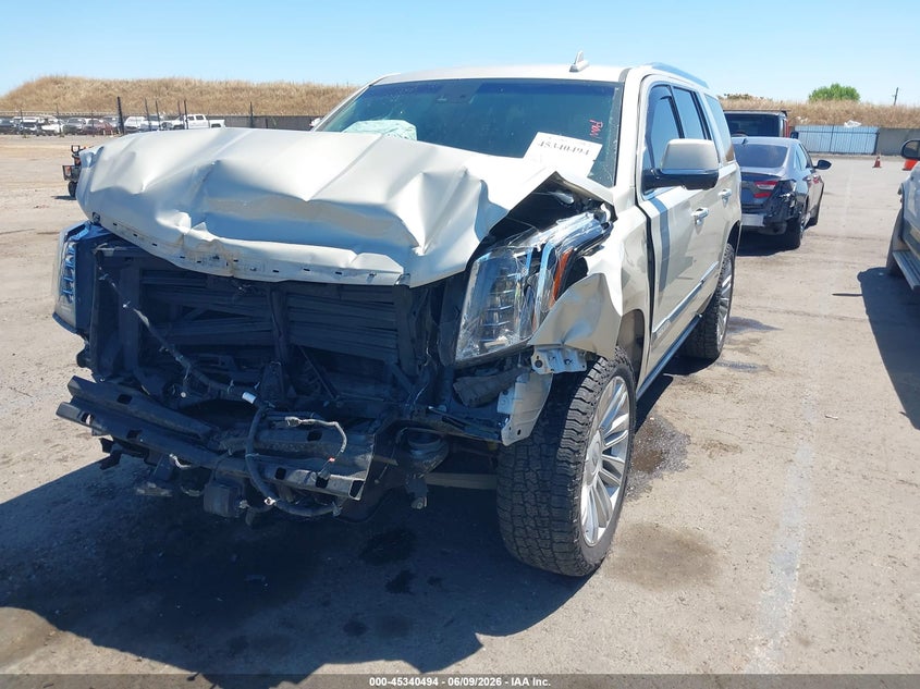 2016 Cadillac Escalade VIN 1GYS4DKJXGR168495 IAAI salvage auction — FRONT END, Salvage (California), sold $5,750 on 2026-07-15 (photo 2)
