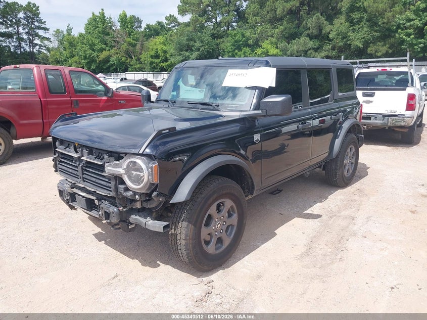2025 Ford Bronco VIN 1FMDE7BH0SLA83084 IAAI salvage auction — FRONT END, Original (Texas), sold $9,600 on 2026-07-30 (photo 2)