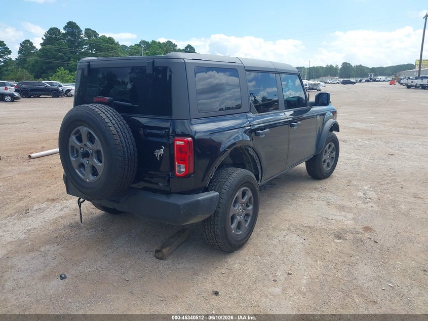 2025 Ford Bronco VIN 1FMDE7BH0SLA83084 IAAI salvage auction — FRONT END, Original (Texas), sold $9,600 on 2026-07-30 (photo 4)