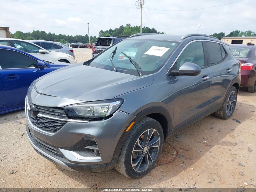2021 Buick Encore gx VIN KL4MMESL9MB055996 IAAI salvage auction — FRONT & REAR, Salvage (North Carolina), sold $2,800 on 2026-07-20 (photo 2)