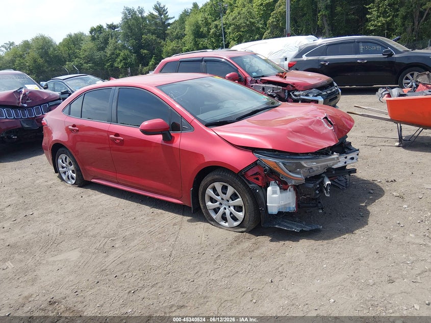 2021 Toyota Corolla VIN JTDEPMAEXMJ132668 IAAI salvage auction — ALL OVER, Certificate Of Destruction (Florida), sold $1,700 on 2026-07-21 (photo 1)