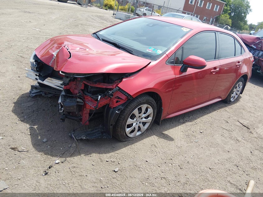 2021 Toyota Corolla VIN JTDEPMAEXMJ132668 IAAI salvage auction — ALL OVER, Certificate Of Destruction (Florida), sold $1,700 on 2026-07-21 (photo 2)