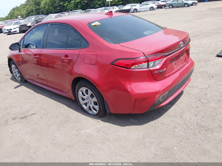 2021 Toyota Corolla VIN JTDEPMAEXMJ132668 IAAI salvage auction — ALL OVER, Certificate Of Destruction (Florida), sold $1,700 on 2026-07-21 (photo 3)