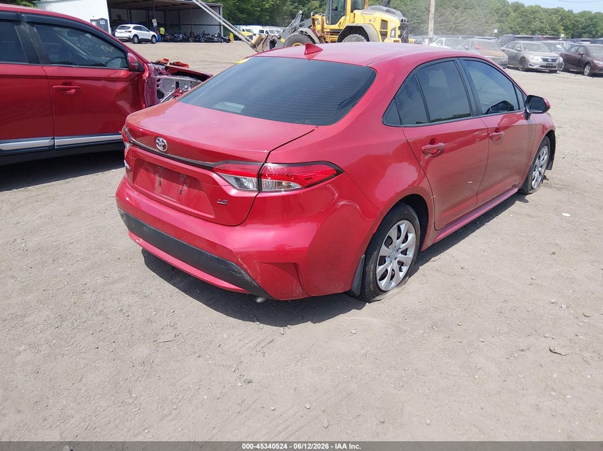 2021 Toyota Corolla VIN JTDEPMAEXMJ132668 IAAI salvage auction — ALL OVER, Certificate Of Destruction (Florida), sold $1,700 on 2026-07-21 (photo 4)